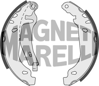 Magneti Marelli 360219198350 - Тормозные башмаки, барабанные unicars.by