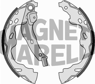 Magneti Marelli 360219198309 - Тормозные башмаки, барабанные unicars.by