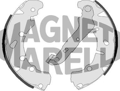 Magneti Marelli 360219198306 - Тормозные башмаки, барабанные unicars.by