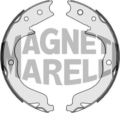 Magneti Marelli 360219198386 - Тормозные башмаки, барабанные unicars.by