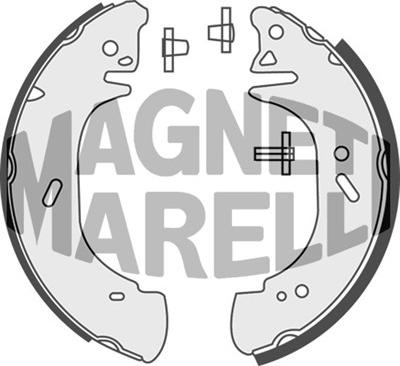 Magneti Marelli 360219198323 - Тормозные башмаки, барабанные unicars.by