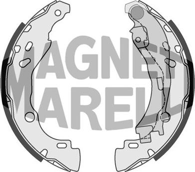 Magneti Marelli 360219198291 - Тормозные башмаки, барабанные unicars.by