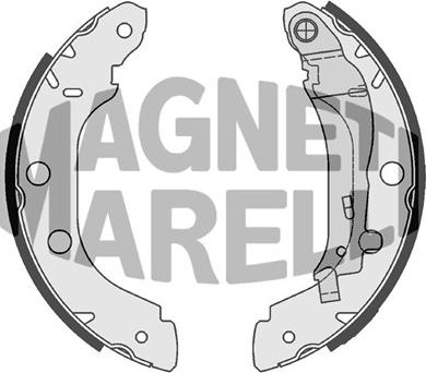 Magneti Marelli 360219192199 - Тормозные башмаки, барабанные unicars.by