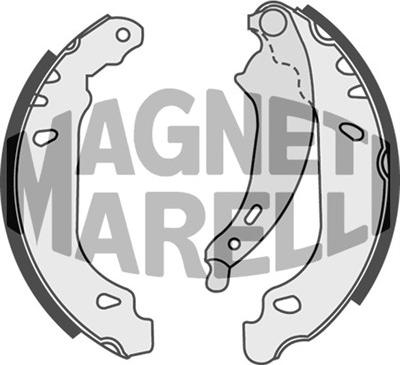 Magneti Marelli 360219192191 - Тормозные башмаки, барабанные unicars.by