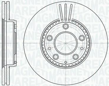 Magneti Marelli 361302040440 - Тормозной диск unicars.by