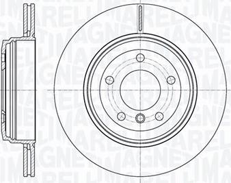 Magneti Marelli 361302040450 - Тормозной диск unicars.by