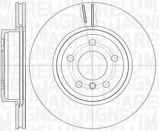 Magneti Marelli 361302040468 - Тормозной диск unicars.by