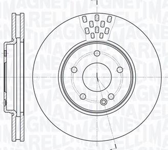 Magneti Marelli 361302040404 - Тормозной диск unicars.by