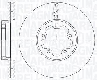 Magneti Marelli 361302040544 - Тормозной диск unicars.by