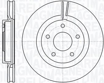 Magneti Marelli 361302040564 - Тормозной диск unicars.by