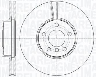 Magneti Marelli 361302040500 - Тормозной диск unicars.by