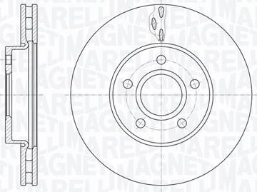 Magneti Marelli 361302040588 - Тормозной диск unicars.by