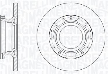 Magneti Marelli 361302040655 - Тормозной диск unicars.by