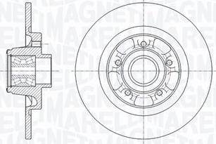 Magneti Marelli 361302040651 - Тормозной диск unicars.by