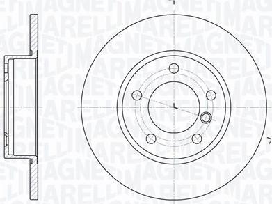 Magneti Marelli 361302040664 - Тормозной диск unicars.by