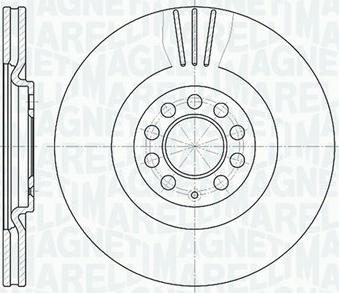 Magneti Marelli 361302040660 - Тормозной диск unicars.by