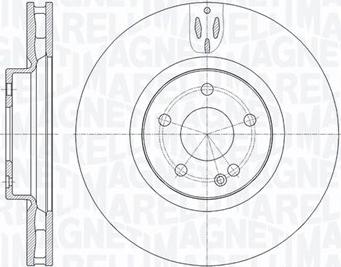 Magneti Marelli 361302040688 - Тормозной диск unicars.by