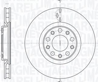 Magneti Marelli 361302040144 - Тормозной диск unicars.by