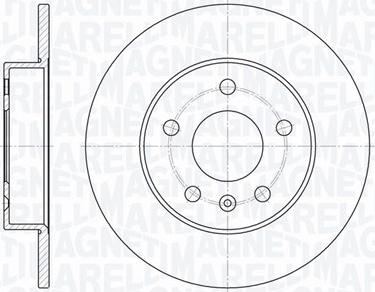 Magneti Marelli 361302040141 - Тормозной диск unicars.by