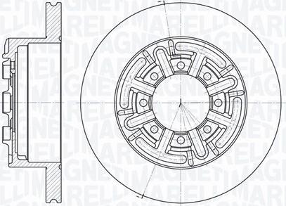 Magneti Marelli 361302040159 - Тормозной диск unicars.by