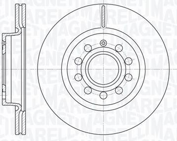 Magneti Marelli 361302040152 - Тормозной диск unicars.by