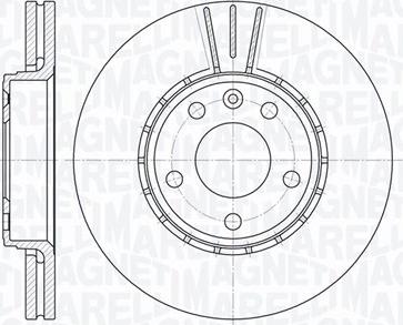 Magneti Marelli 361302040164 - Тормозной диск unicars.by