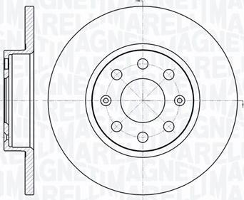 Magneti Marelli 361302040165 - Тормозной диск unicars.by