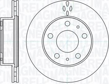 Magneti Marelli 361302040166 - Тормозной диск unicars.by