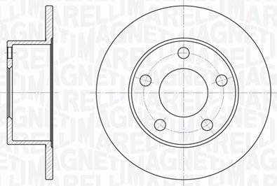 Magneti Marelli 361302040161 - Тормозной диск unicars.by