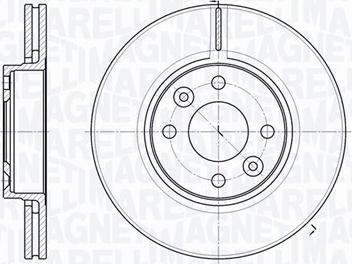 Magneti Marelli 361302040162 - Тормозной диск unicars.by