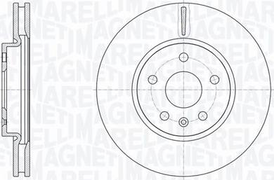 Magneti Marelli 361302040104 - Тормозной диск unicars.by