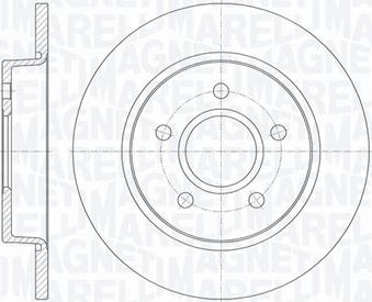 Magneti Marelli 361302040107 - Тормозной диск unicars.by