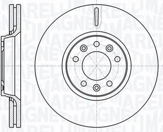 Magneti Marelli 361302040114 - Тормозной диск unicars.by