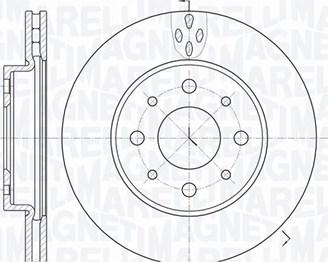 Magneti Marelli 361302040186 - Тормозной диск unicars.by