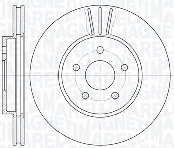 Magneti Marelli 353611756240 - Тормозной диск unicars.by