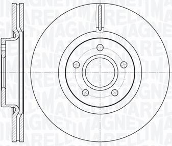 Magneti Marelli 361302040134 - Тормозной диск unicars.by