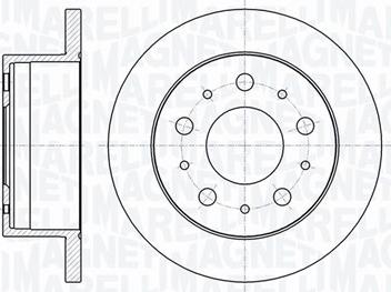 Magneti Marelli 361302040135 - Тормозной диск unicars.by