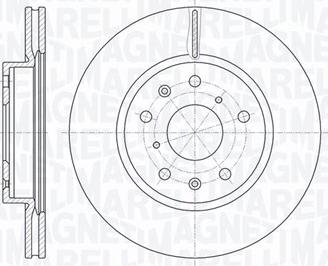 Magneti Marelli 361302040120 - Тормозной диск unicars.by