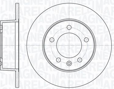 Magneti Marelli 361302040121 - Тормозной диск unicars.by