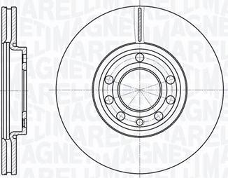 Magneti Marelli 351344620500 - Тормозной диск unicars.by