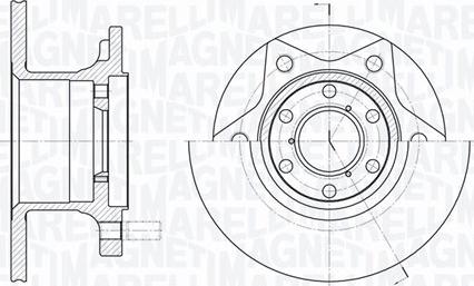 Magneti Marelli 361302040179 - Тормозной диск unicars.by