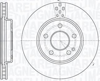 Magneti Marelli 361302040176 - Тормозной диск unicars.by