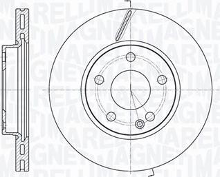 Magneti Marelli 361302040178 - Тормозной диск unicars.by