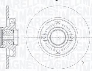 Magneti Marelli 361302040821 - Тормозной диск unicars.by