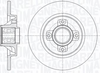 Magneti Marelli 361302040823 - Тормозной диск unicars.by