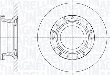 Magneti Marelli 361302040345 - Тормозной диск unicars.by