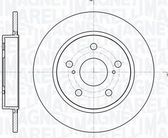 Magneti Marelli 361302040355 - Тормозной диск unicars.by