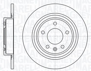 Magneti Marelli 361302040361 - Тормозной диск unicars.by