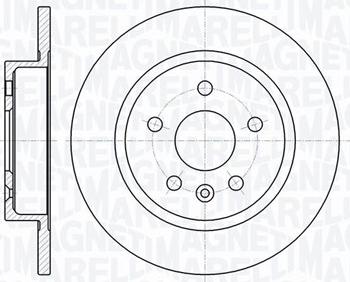 Magneti Marelli 361302040363 - Тормозной диск unicars.by