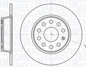 Magneti Marelli 361302040367 - Тормозной диск unicars.by